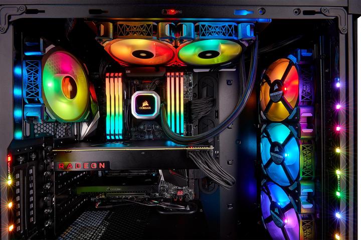 Actual product image Corsair H100i RGB Platinum