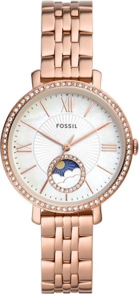 Rose gold tone and white