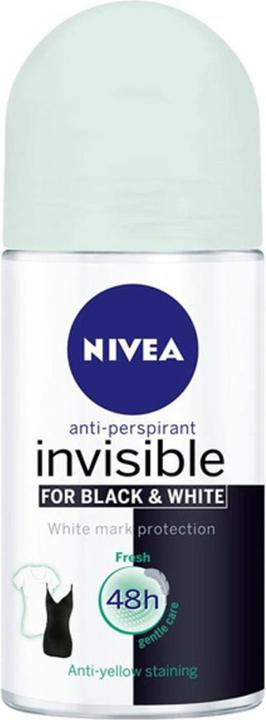 NIVEA BLACK & WHITE INVISIBLE FRESH deo roll-on 50 ml (Roll-on, 50 ml)
