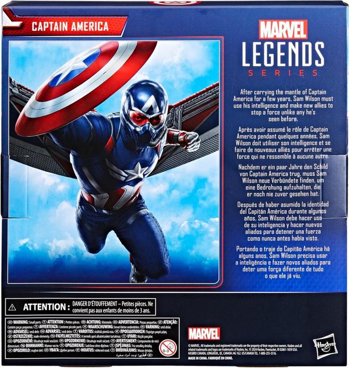 Actual product image Hasbro Captain America: Brave New World Marvel Legends
