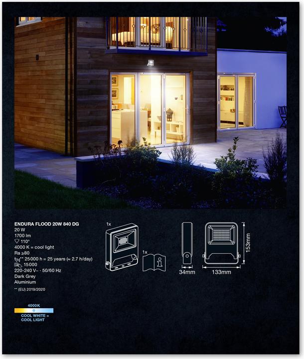 Image du produit Ledvance Endura Flood (1700 lm, IP65)