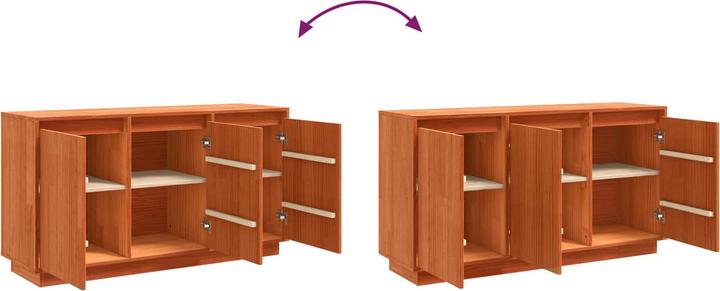 Produktbild vidaXL Modernes Sideboard (34 x 34 x 60 cm)