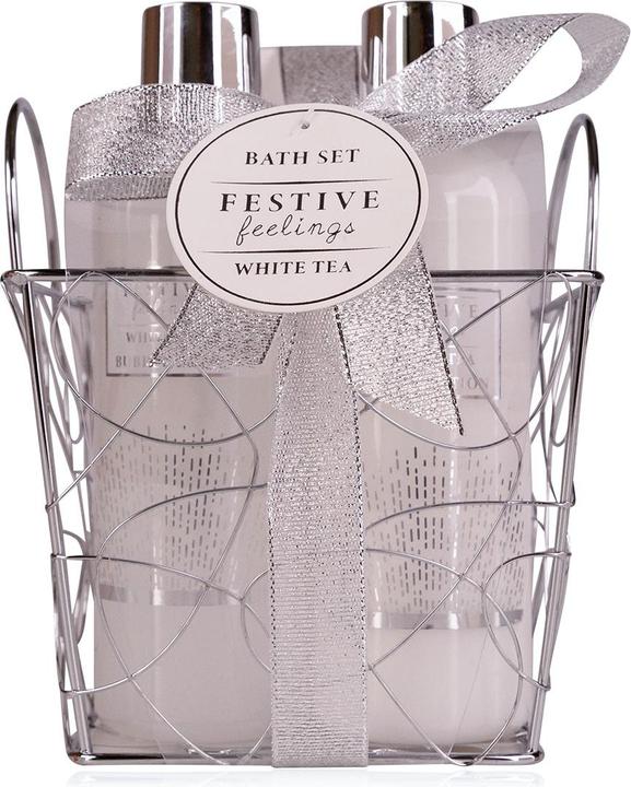 Immagine prodotto Accentra Set regalo per donne FESTIVE FEELINGS in un bellissimo cesto in filo di ferro