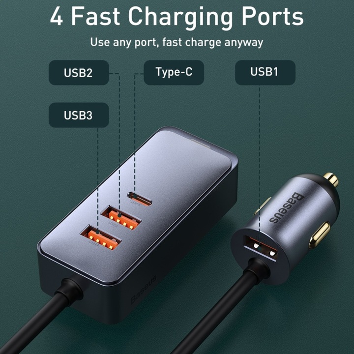 Image du produit Baseus Chargeur de voiture