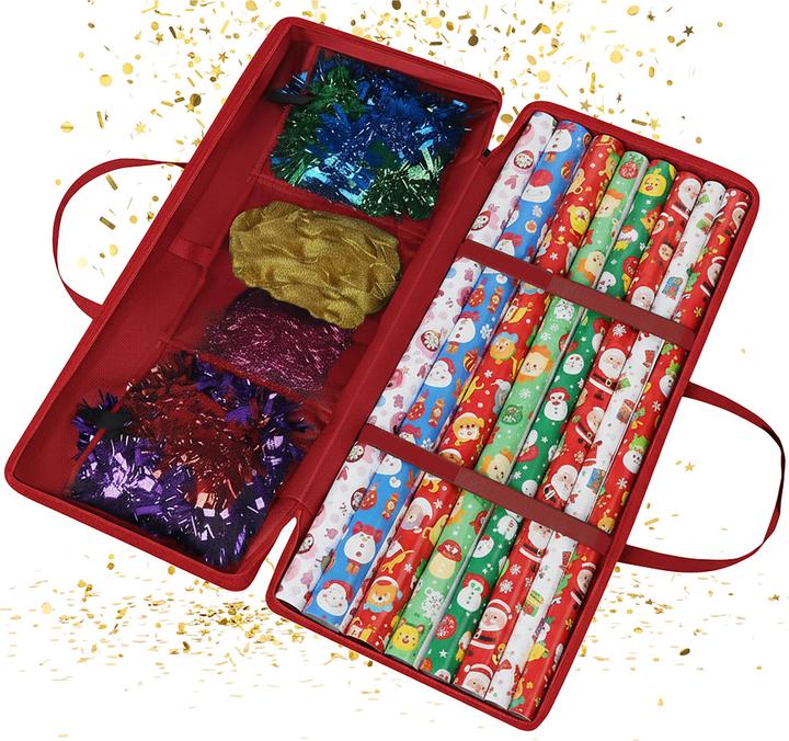 Produktbild Relaxdays Geschenkpapier-Aufbewahrung (82 cm, 1x)