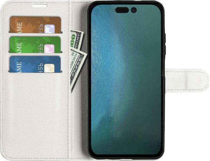 Actual product image Cover-Discount iPhone 14 Pro - Leather Case Cover white (Apple iPhone 14 Pro)
