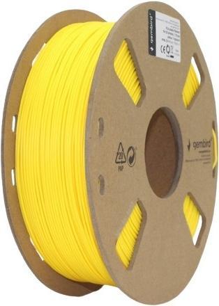 Actual product image Gembird Filament cassette PLA narrow spool (PLA, 1.75 mm, 1000 g, Yellow)