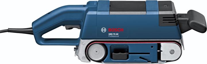 Image du produit Bosch Professional Ponceuse à bande GBS 75 AE, avec coffret, bande abrasive en tissu, sac à poussière, plaque en (Ponceuse à bande, 750 W)
