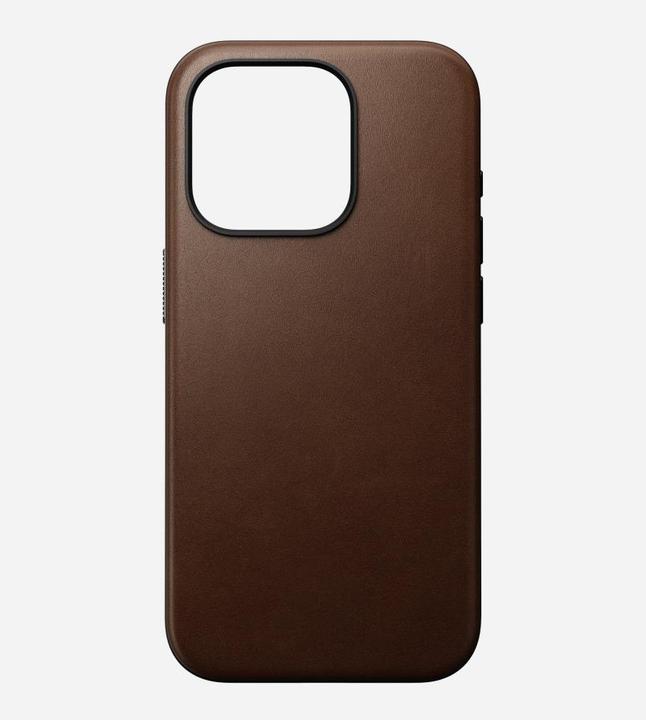 Image du produit Nomad Coque arrière en cuir moderne iPhone 15 Pro marron (Apple iPhone 15 Pro)