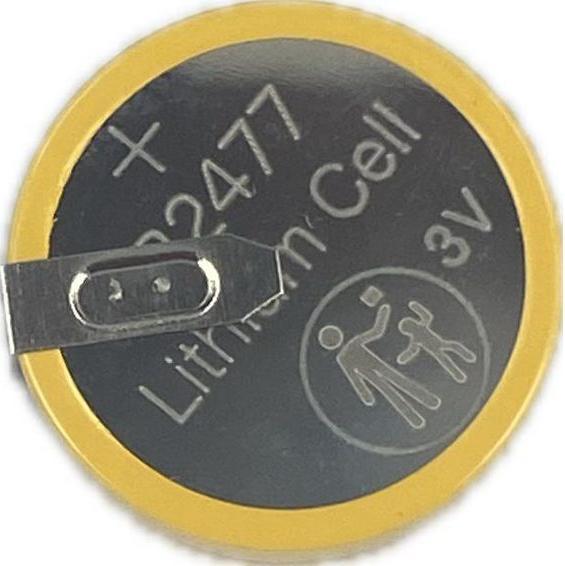 RS PRO CR2477 Button Battery, 3V, 24mm Diameter, Single (1 Stk., CR2477)