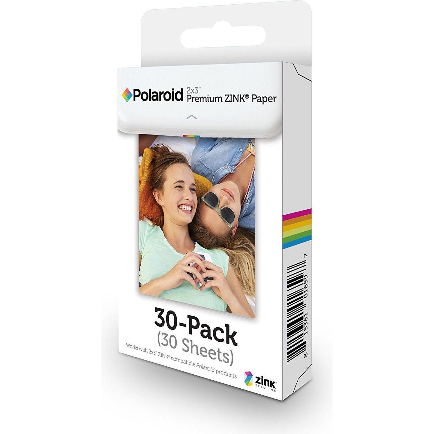 Polaroid Premium Papier (Socialmatic), Sofortbildfilm, Weiss