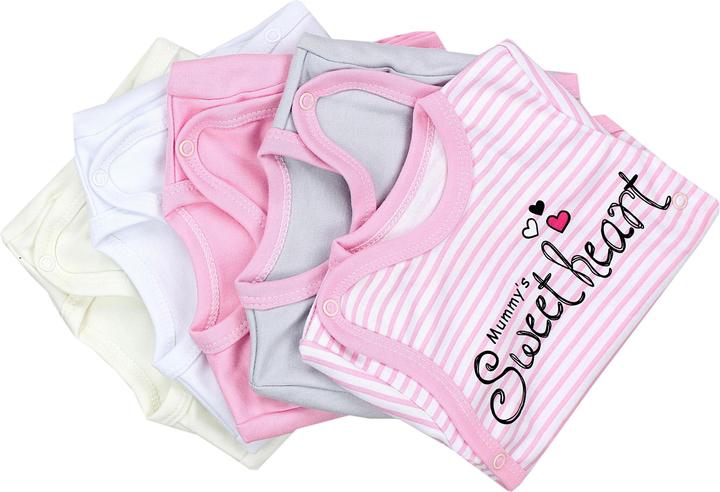 Produktbild TupTam Wickelbody Kurzarm - 5er Set (80)