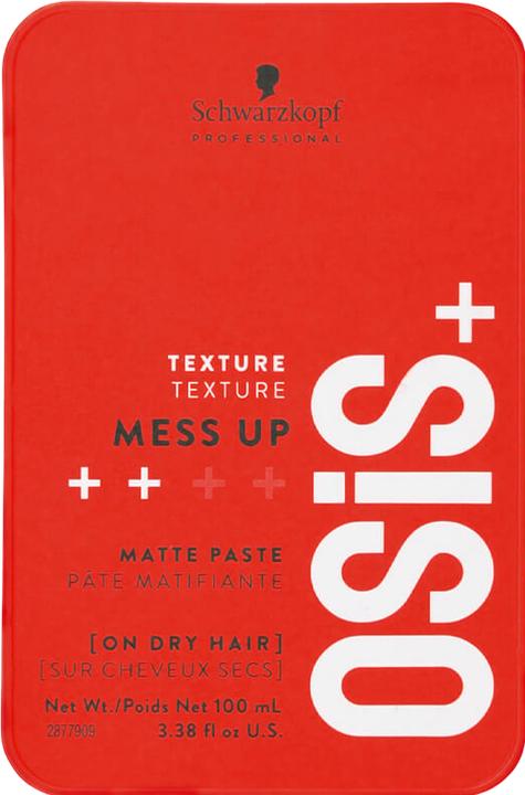 Actual product image Schwarzkopf Mess Up (Hair wax, 100 ml)
