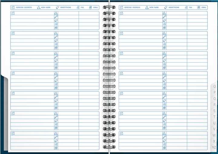 Produktbild Oxford Adressbuch (A5, Liniert)
