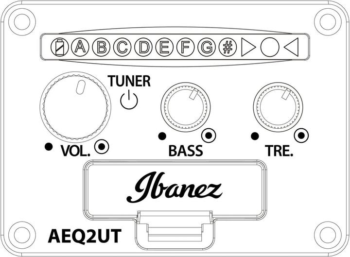 Actual product image Ibanez UICT100 Metallic Gray Sunburst High Gloss electric-acoustic tenor ukelele met gigbag (Tenor)