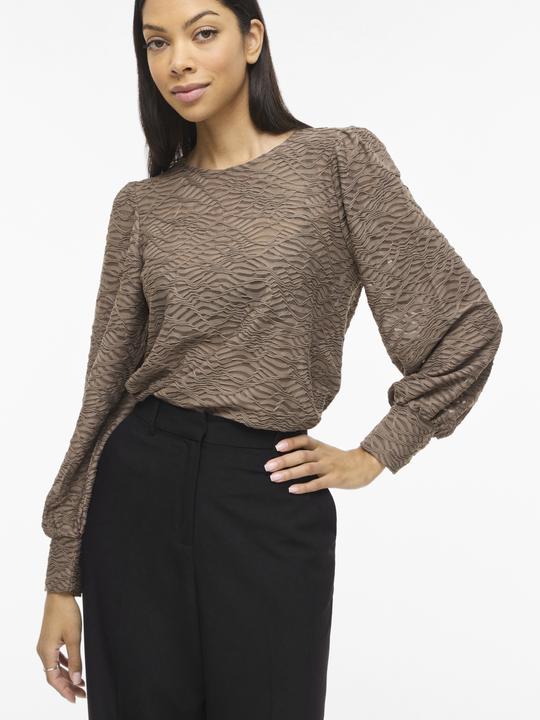 Actual product image Vila Rundhals Oberteil mit langen Ärmeln (S)