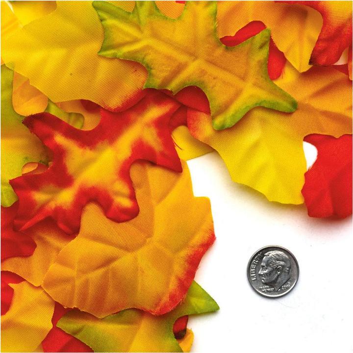 Image du produit Colorations Teintures - Feuilles d'automne en tissu, 200 pièces.