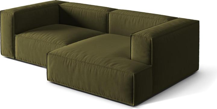 Image du produit Micadoni Canapé D'Angle Droit Modulaire, "Nuria", 3 Places, 147x252x72 Fabriqué en Europe (Canapé d'angle, Canapé modulaire)