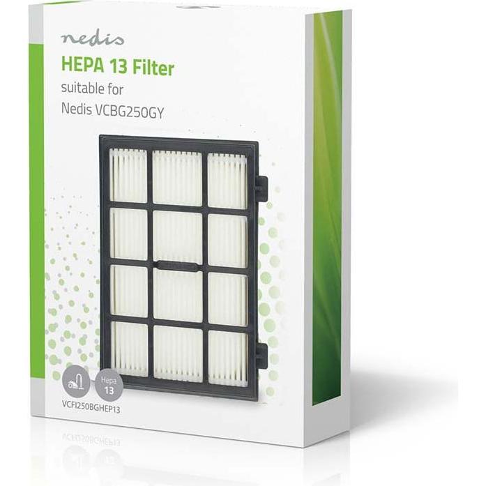 Nedis Ersatz-Aktiv HEPA Filter - Ersatz für: - Schwarz/Weiss, Staubsauger Zubehör, Weiss
