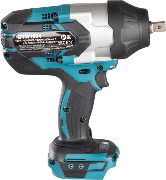 Actual product image Makita DTW 1004 RG1 Akku Schlagschrauber 18 V 1050 Nm 1/2" Brushless + 1x Akku 6,0 Ah + Ladegerät (Rechargeable battery operated)