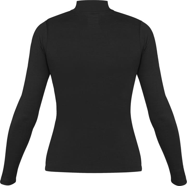 Actual product image Normani Ladies' merino longsleeve with stand-up collar "Romsey" - 9561 (L)