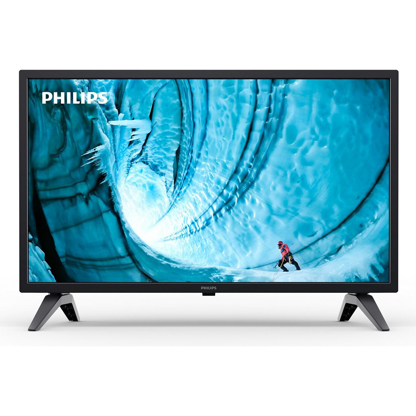 Philips 24PHS6019 (24", LED, HD 768p), TV, Schwarz