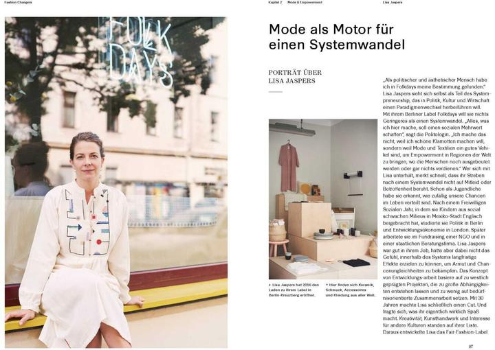 Immagine prodotto Fashion Changers - Wie wir mit fairer Mode die Welt verändern können (Tedesco, Vreni Jäckle, 2020)