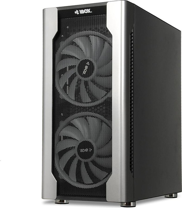 Actual product image iBox Enclosure I-Box Chiron Zh68 Gaming (Mini-ITX, mATX, ATX)