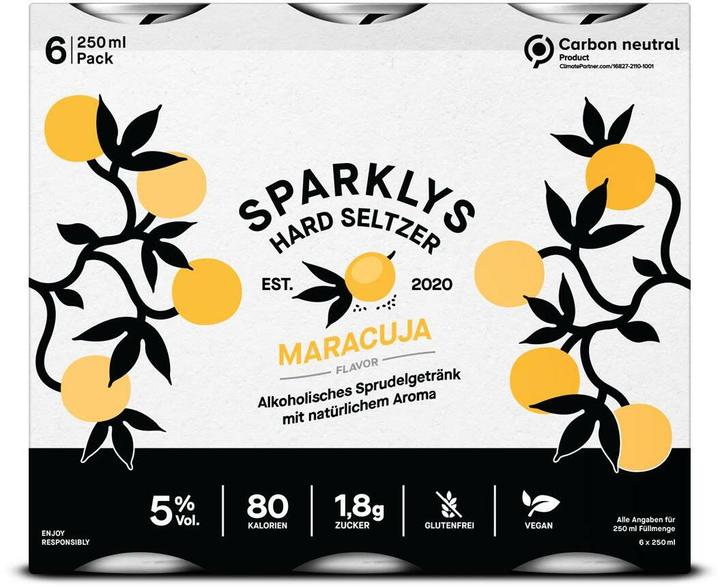 Produktbild Sparklys Maracuja (6 x 25 cl)