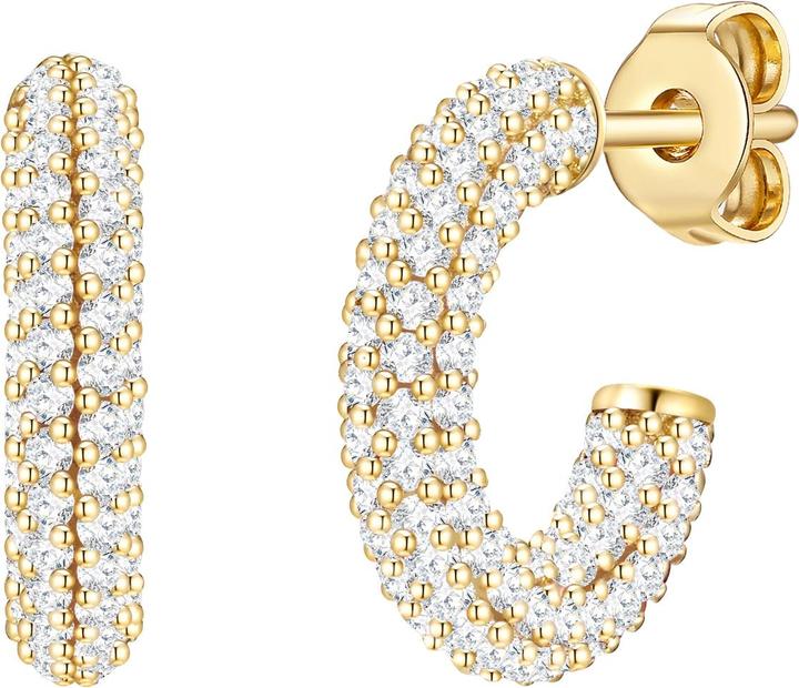 Immagine prodotto Glanzstücke München Donna Argento Sterling Cubic Zirconia Oro Giallo - 28983 (Argento 925/000)