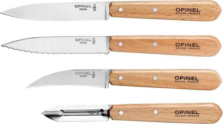 Opinel LES ESSENTIELS Küchenmesser-Set, 4-teilig