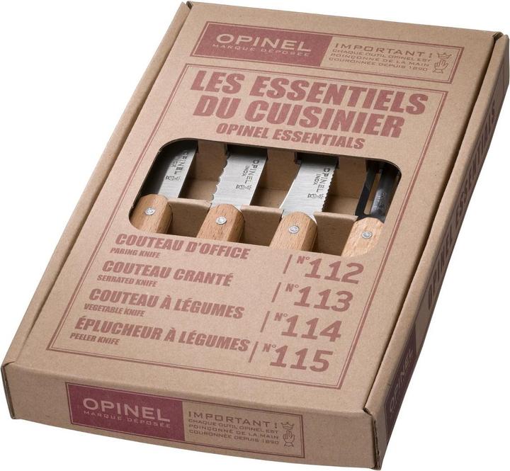 Produktbild Opinel LES ESSENTIELS Küchenmesser-Set, 4-teilig