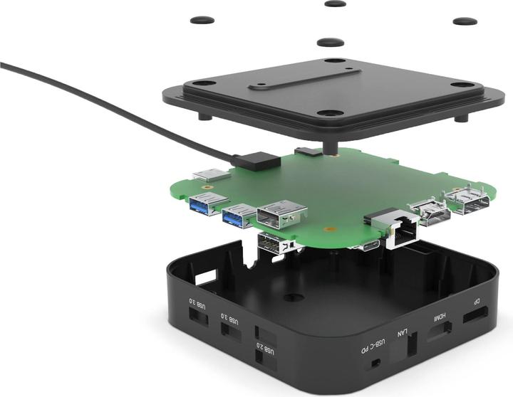 Actual product image Dicota USB-C 11-in-1 Docking Station 5K HDMI/DP (USB-C, 11 Ports)