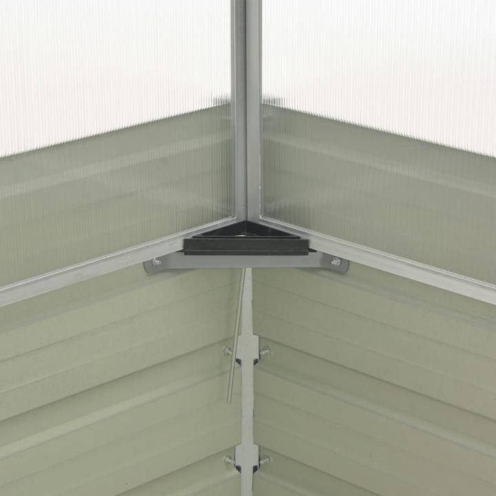 Image du produit vidaXL Hochbeet mit Gewächshausaufsatz Corten