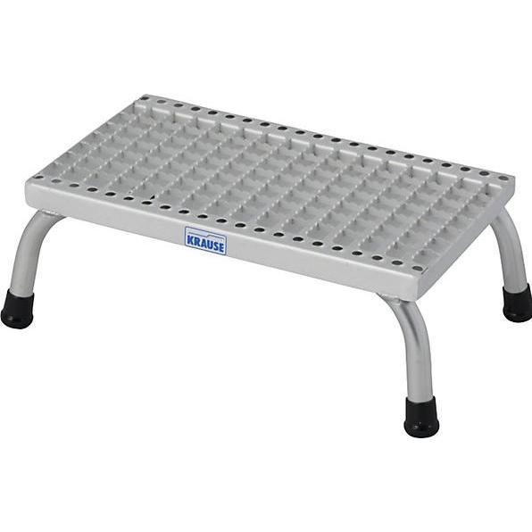 Krause, Scala a pioli, Gradini di montaggio, con gradini in griglia di alluminio (Ponteggio, 59 cm)