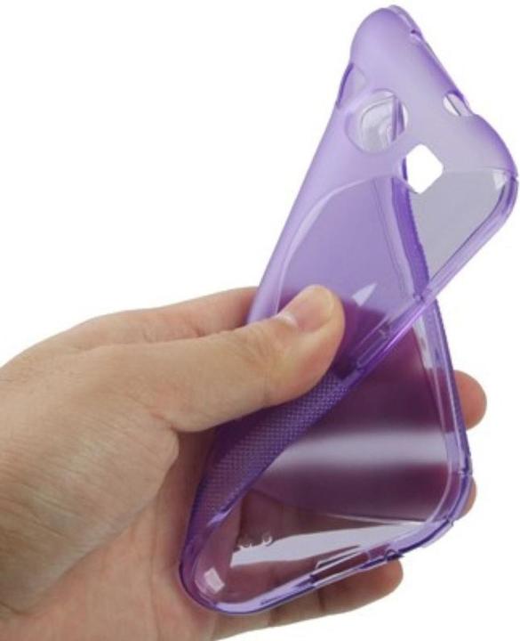 Produktbild König Design Schutzhülle TPU Case für Handy Samsung I9300 Galaxy S3 Transparent Lila