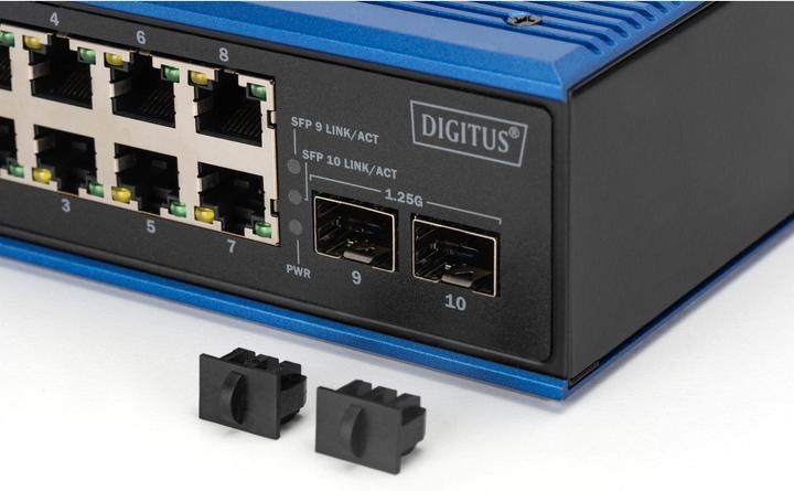 Produktbild Digitus Industrial 8 +2-Port Gigabit Ethernet Switch (8 Ports)
