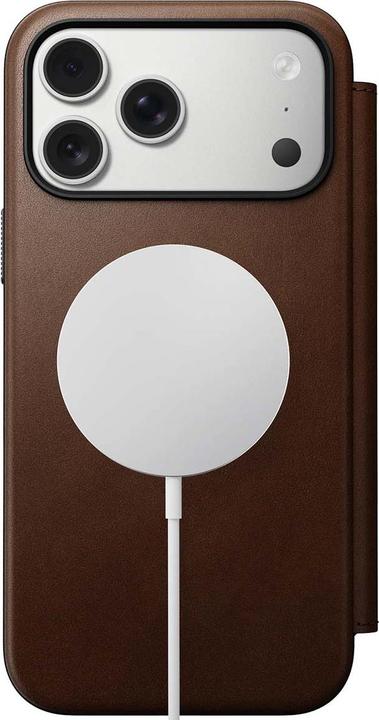 Actual product image Nomad Modern Leather Folio - Lederhülle für das iPhone (Apple iPhone 17 Pro Max)