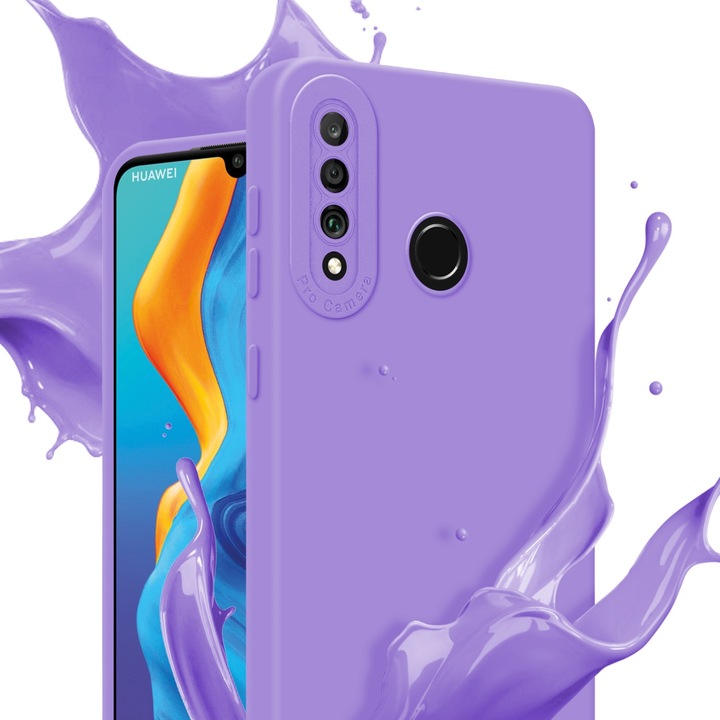 Actual product image Cadorabo Case for Huawei P30 LITE in TPU Fluid LM162 Style (Huawei P30 Lite)