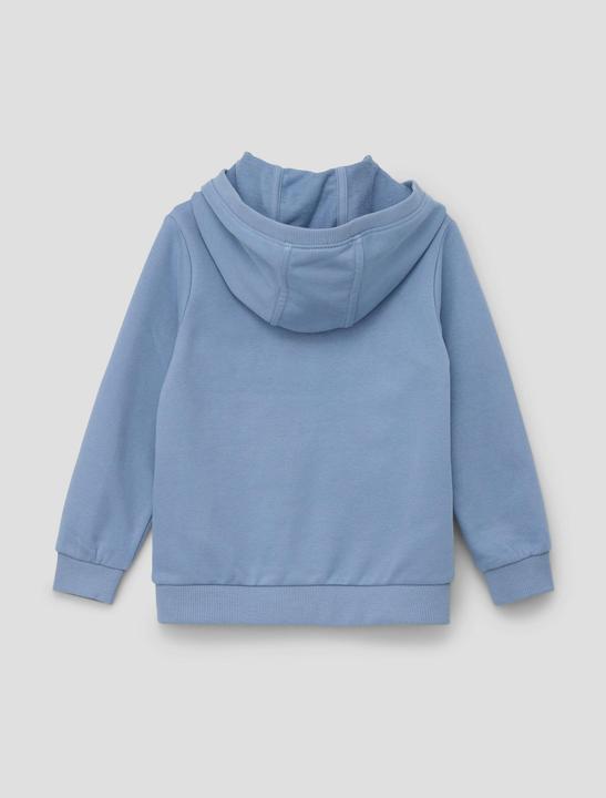 Produktbild S.Oliver Sweatshirt Kapuzensweatshirt mit Garment Dye und Frontprint (92)
