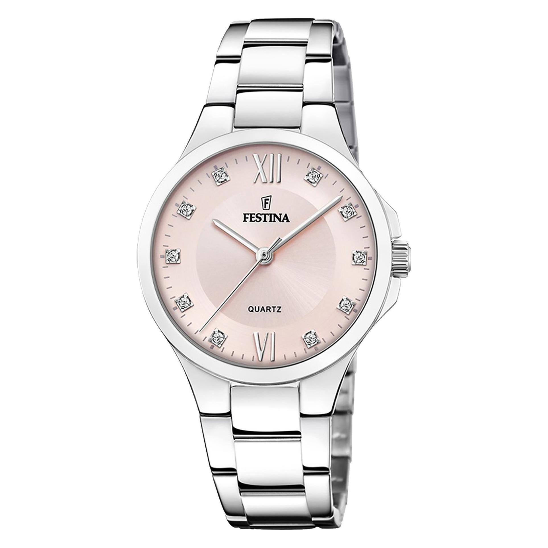 Festina, Horloge, Mademoiselle, Zilver, (Analoog Horloge, 34 mm)