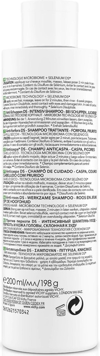 Image du produit Vichy Dercos Anti-Schuppen Shampoo trockene Kopfhaut (200 ml, Shampoing liquide)
