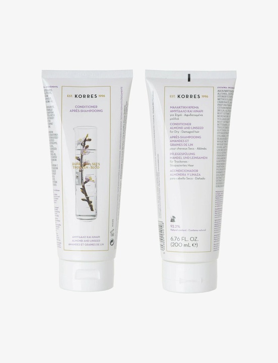 Actual product image Korres Conditioner Almond & Linseed (200 ml)
