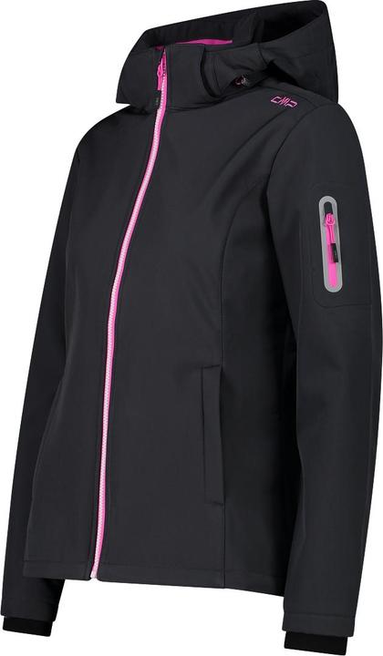 Immagine prodotto CMP Campagnolo Giacca Softshell da donna con cappuccio e zip (34, XXS)