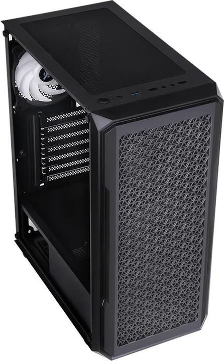 Actual product image Itek ITGCAST33B Computer Case Midi Tower Black (mATX, ATX, ITX)