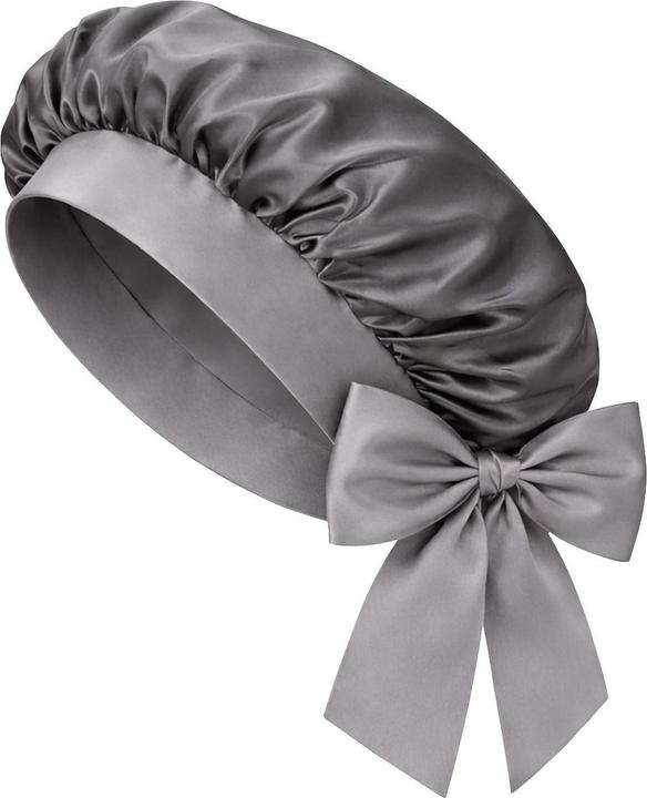 VBEAUTY Premium Seiden Bonnet - Anthrazit