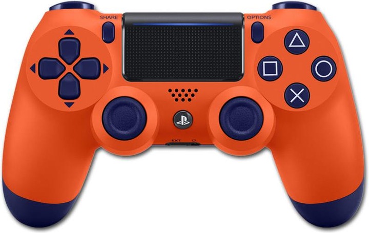 Productafbeelding Sony PS4 Dualshock 4 draadloze controller - Zonsondergang Oranje (PS4)