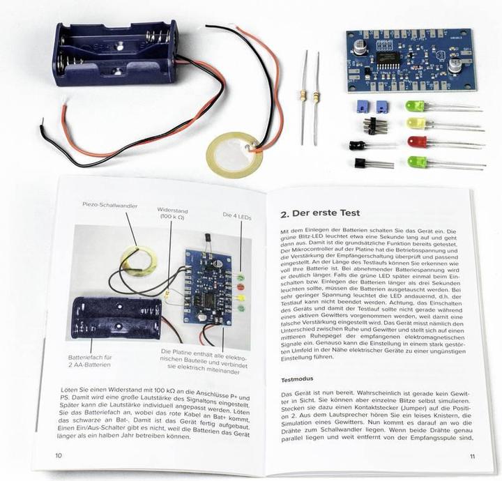 Productafbeelding Franzis Doe-het-zelf onweer alarm