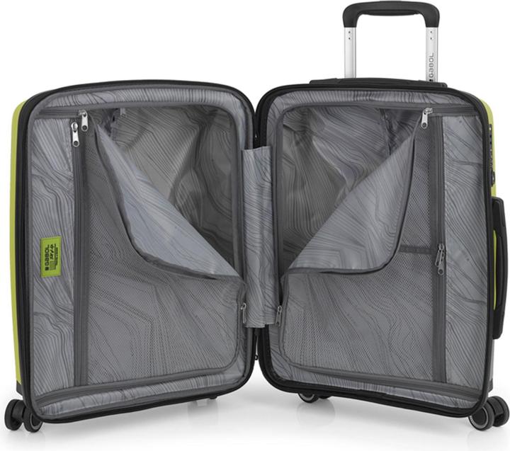 Actual product image Gabol Shinyuu 4-wheel suitcase set 3-piece with stretch fold (220 l)