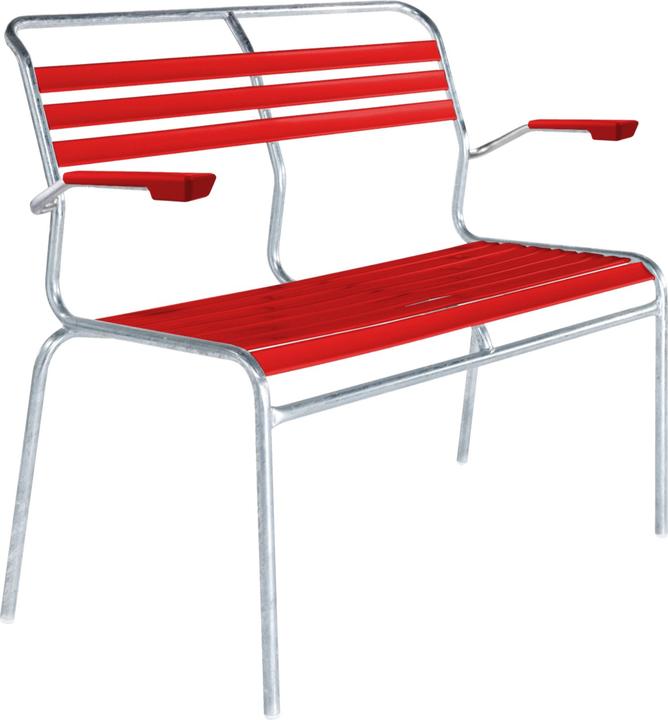 Galvanisé à chaud, Rouge